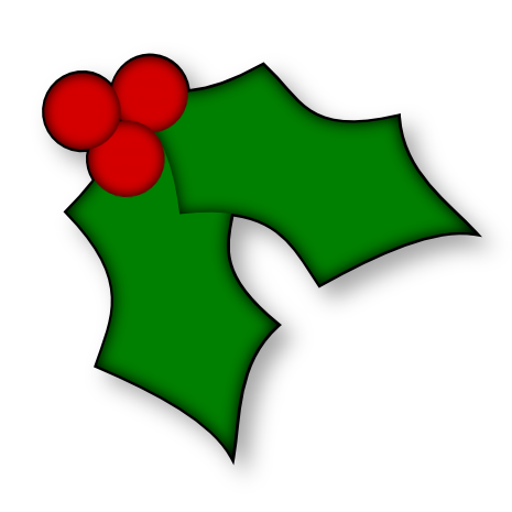 The Download Is A Zipped Folder With A Layered Svg - Holly Svg Free Clipart (600x561), Png Download