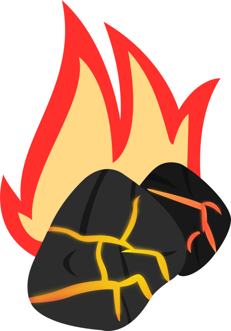 Ember Clipart Clipground Racing Flames Clip Art Flames - Mlp Rock Cutie Mark - Png Download (747x1069), Png Download