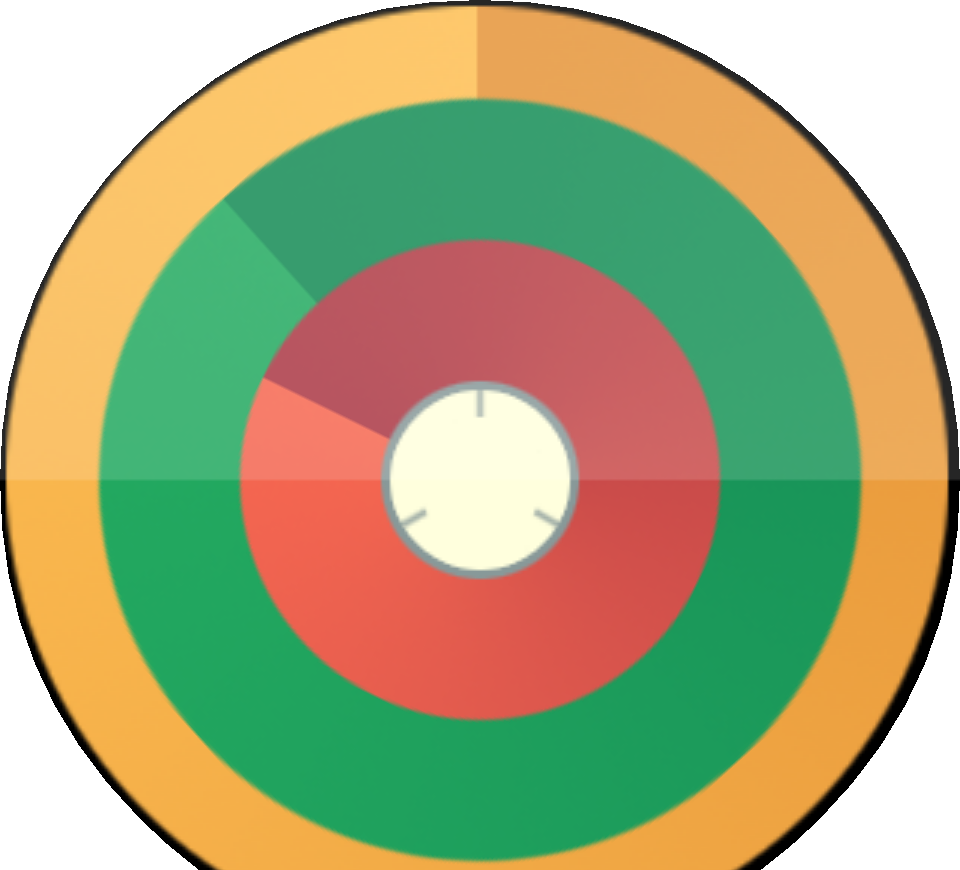 Circle Gradient Watch Face Preview Clipart (960x870), Png Download