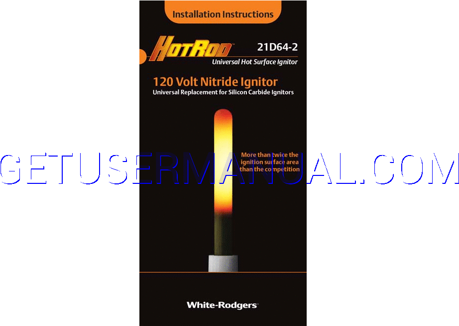 Read Online White Rodgers 21d64-2 Hotrod Universal - Flame Clipart (1275x1650), Png Download