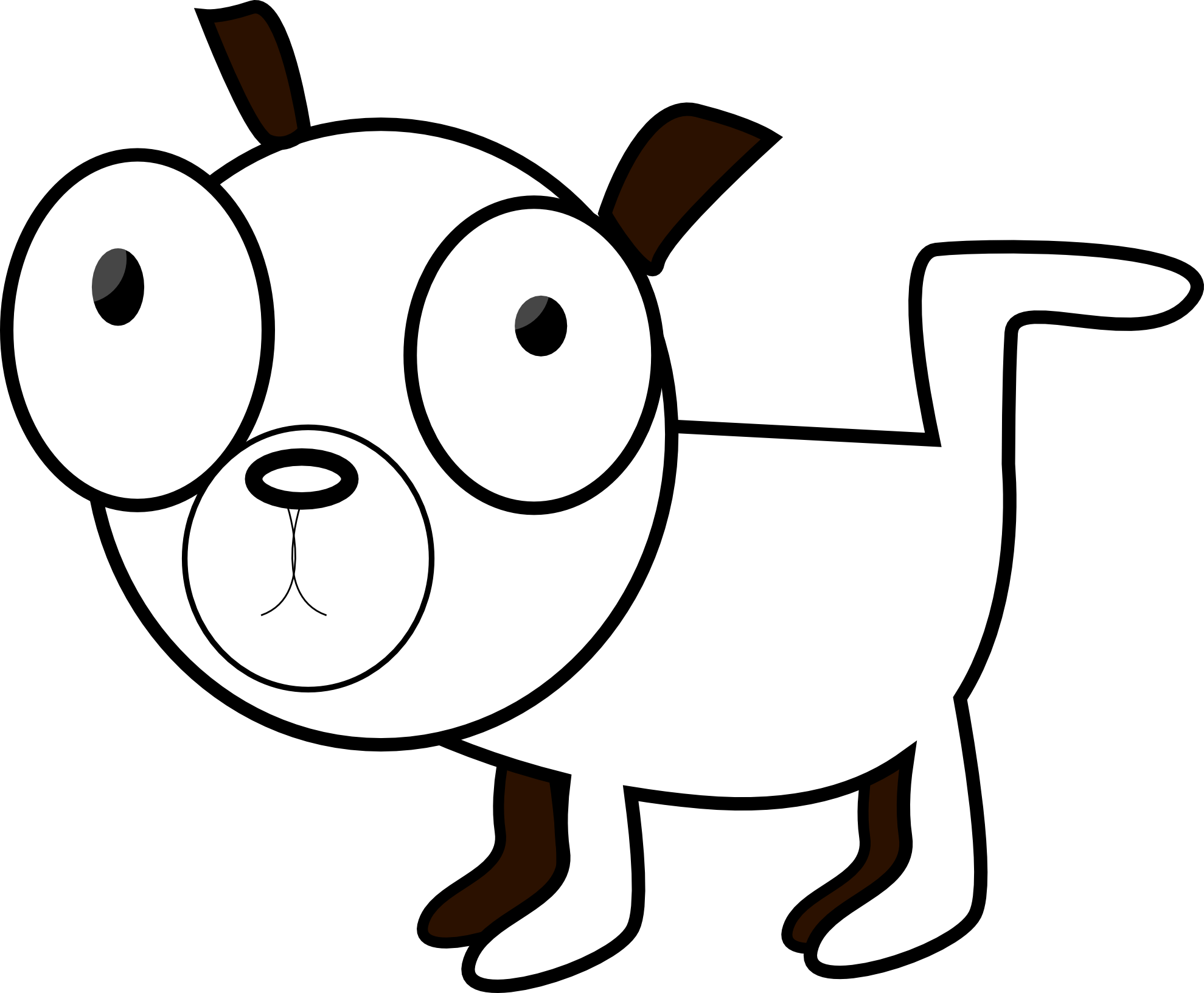 Dog Clipart Clipart Dod - Dog - Png Download (1979x1632), Png Download