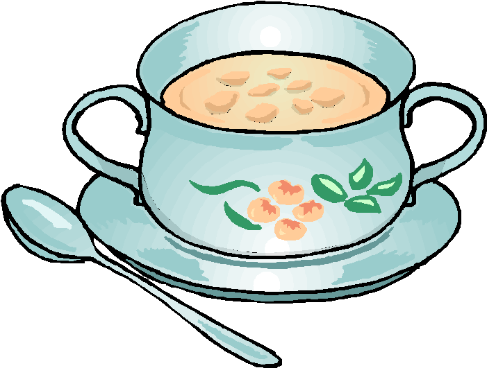 A Pinto Bean Supper With All The Fix 'ins - Baked Potato Soup Clipart - Png Download (708x534), Png Download
