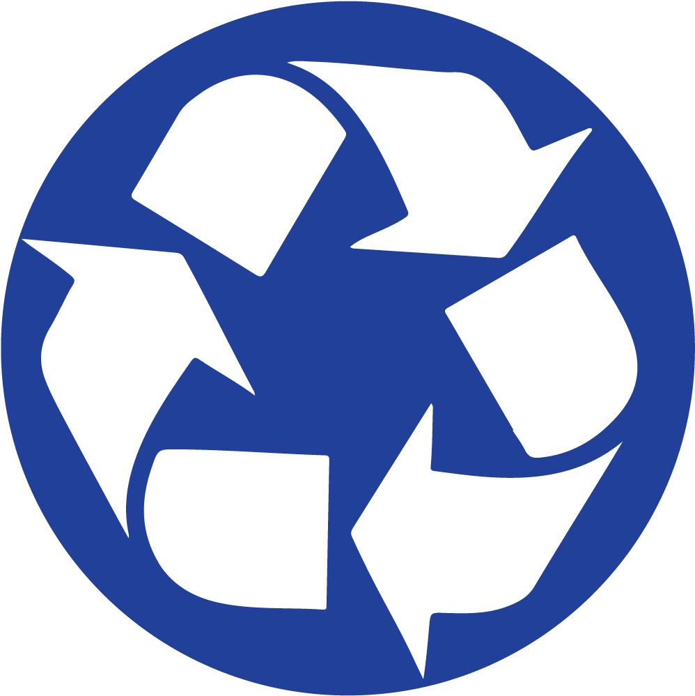 Recycling - 100 Recycled Clipart (1042x1042), Png Download