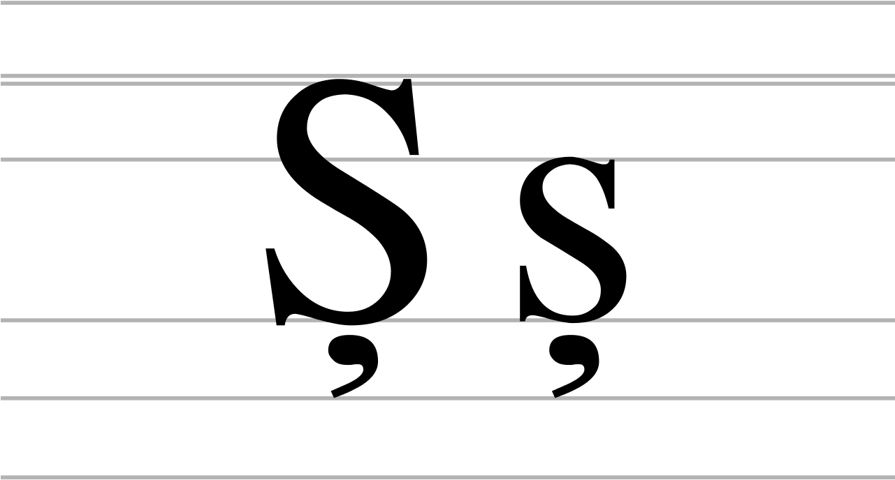 Latin Letter S With Comma Below - Турецкая Буква Ш Clipart (1280x853), Png Download