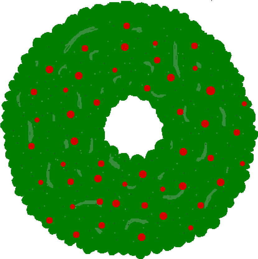 Christmas Wreath - M52 Damper Clipart (1000x1000), Png Download