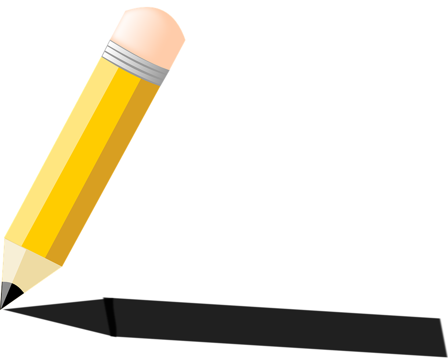 Free Pencil Clipart 9, Buy Clip Art - Pencil Shadow - Png Download (898x720), Png Download