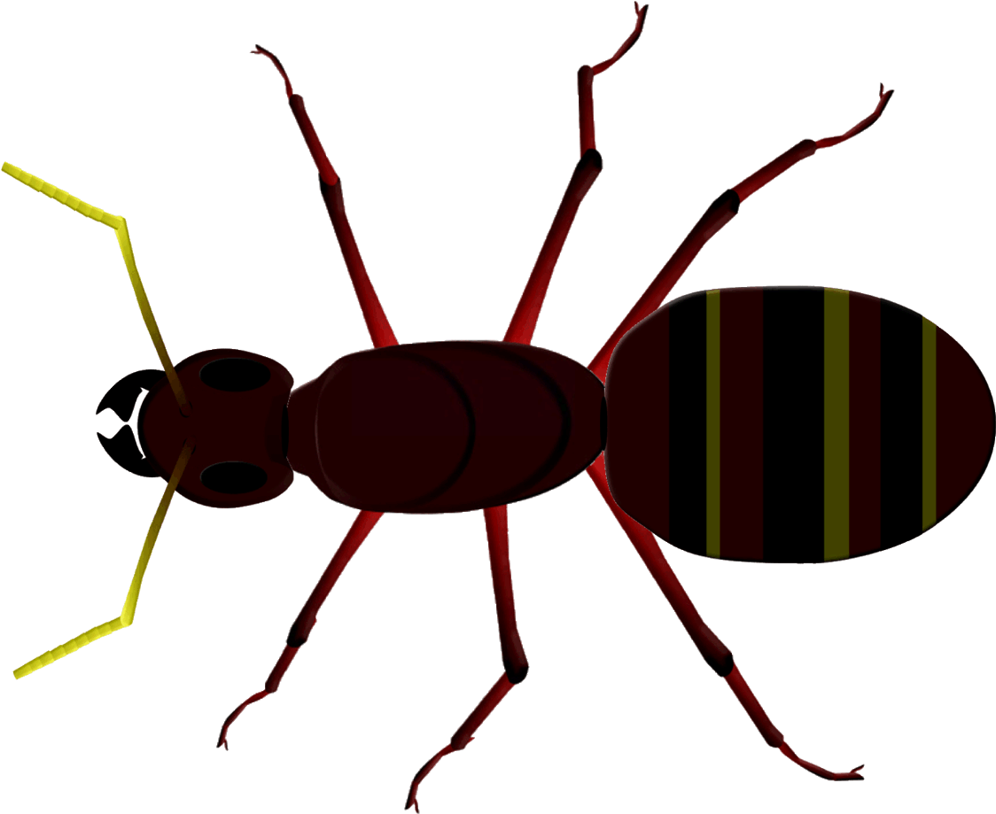 Ant Clipart Tiny Ant - Ant - Png Download (1125x944), Png Download