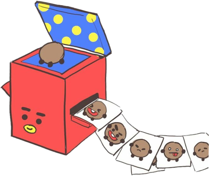 Bts Btsfanart Bt21 Bt21fanart Bt21tata Bt21shooky Shook - Bt21 Shooky Fanart Clipart (670x564), Png Download