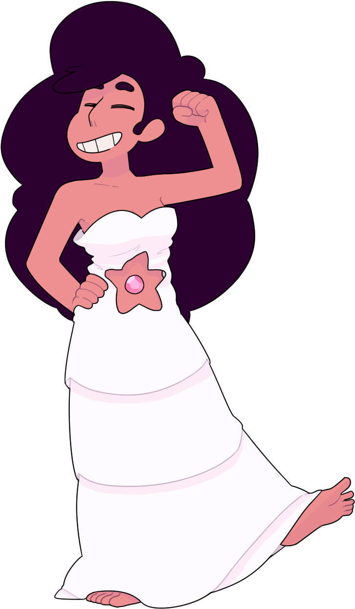 Stevonnie Dress Woman Clothing Pink Man Facial Expression - Steven Universe Steven As A Girl Clipart (819x1278), Png Download