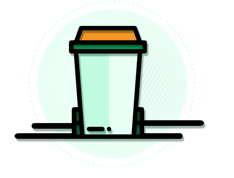 96 Gallon Trash Cart - Signature Waste Systems Clipart (937x721), Png Download