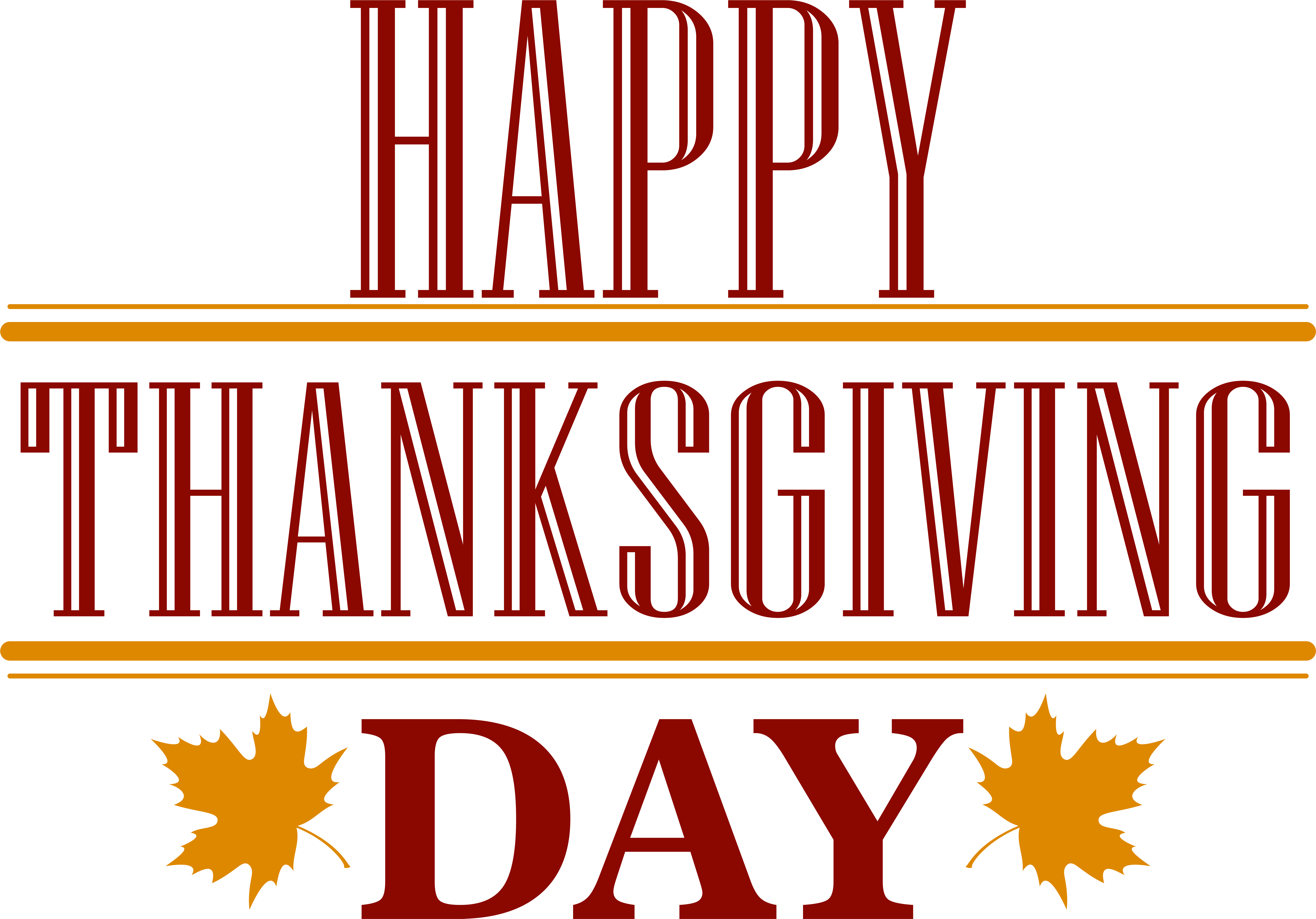 Happy Thanksgiving Day Png Clipart Full Size Clipart 1423731 Pinclipart