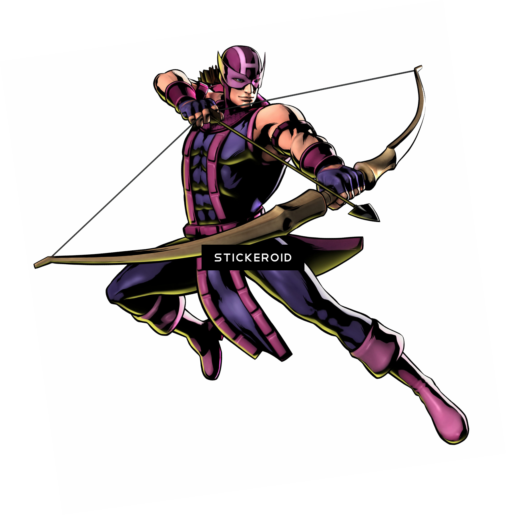 Hawkeye Pic - Ultimate Marvel Vs Capcom 3 Clipart (1770x1802), Png Download