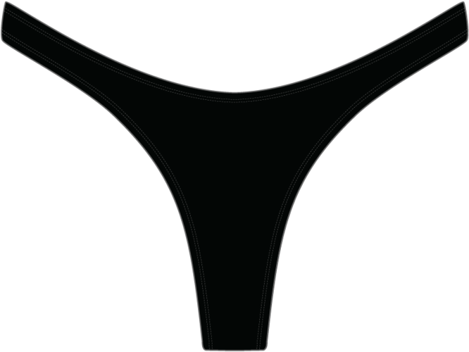 Manhattan Black - Bikini Clipart (1024x768), Png Download