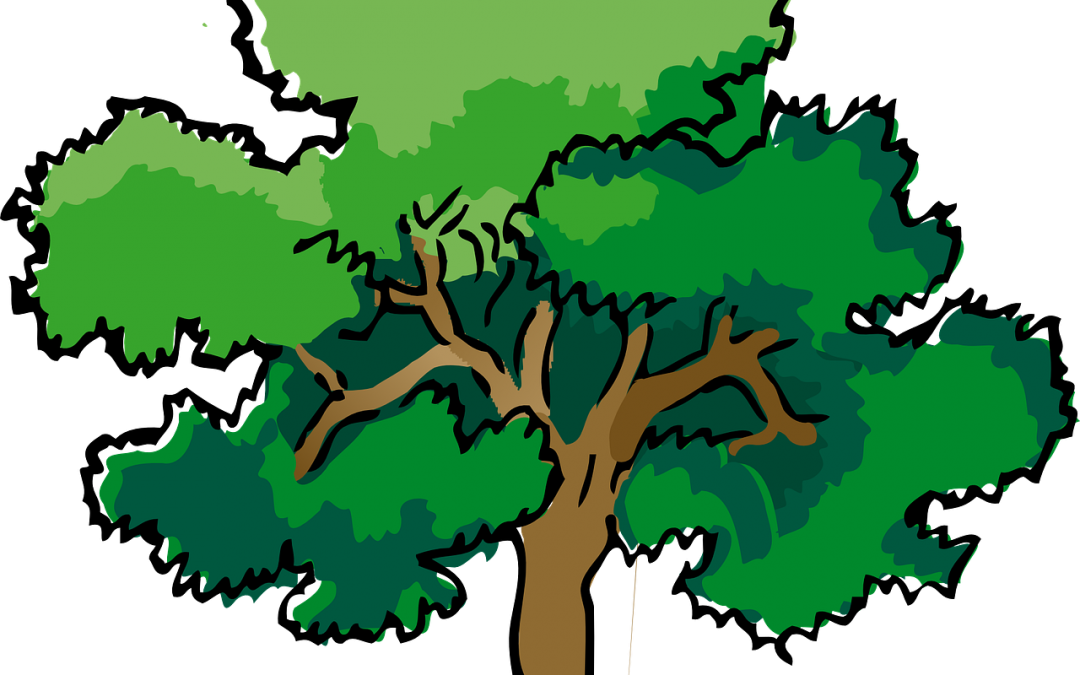 Adhd Awareness Hint - Oak Tree Clip Art - Png Download (1080x675), Png Download