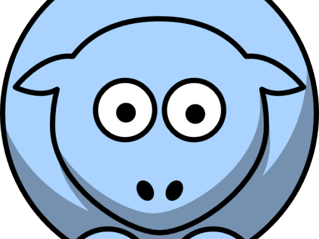 Lamp Clipart Sheep - Clip Art Goat Head - Png Download (640x480), Png Download
