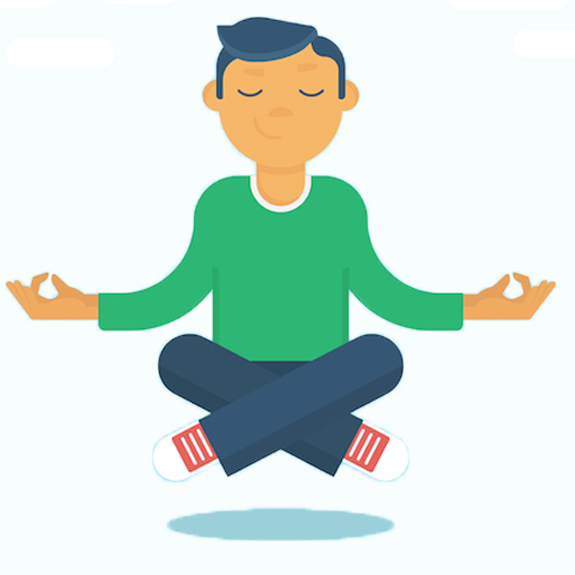 Meditation Vector Clipart (575x575), Png Download