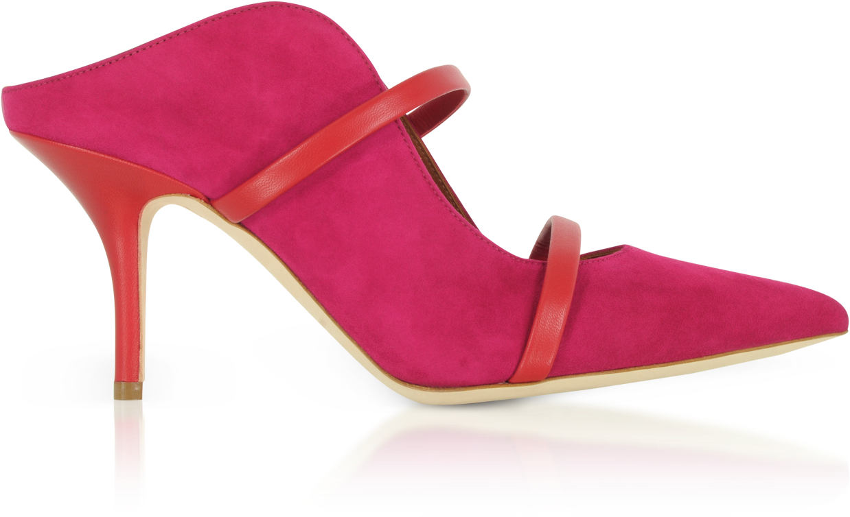 Malone Souliers Women's Maureen Red Suede And Cherry - Malone Souliers Clipart (1560x753), Png Download
