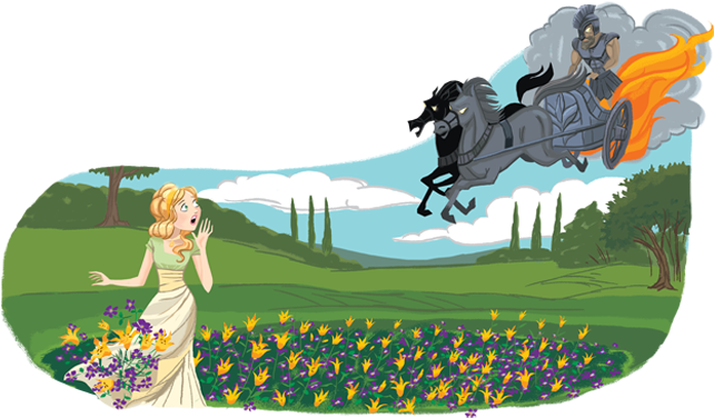 Persiphous-kidnapping - Illustration Clipart (648x648), Png Download