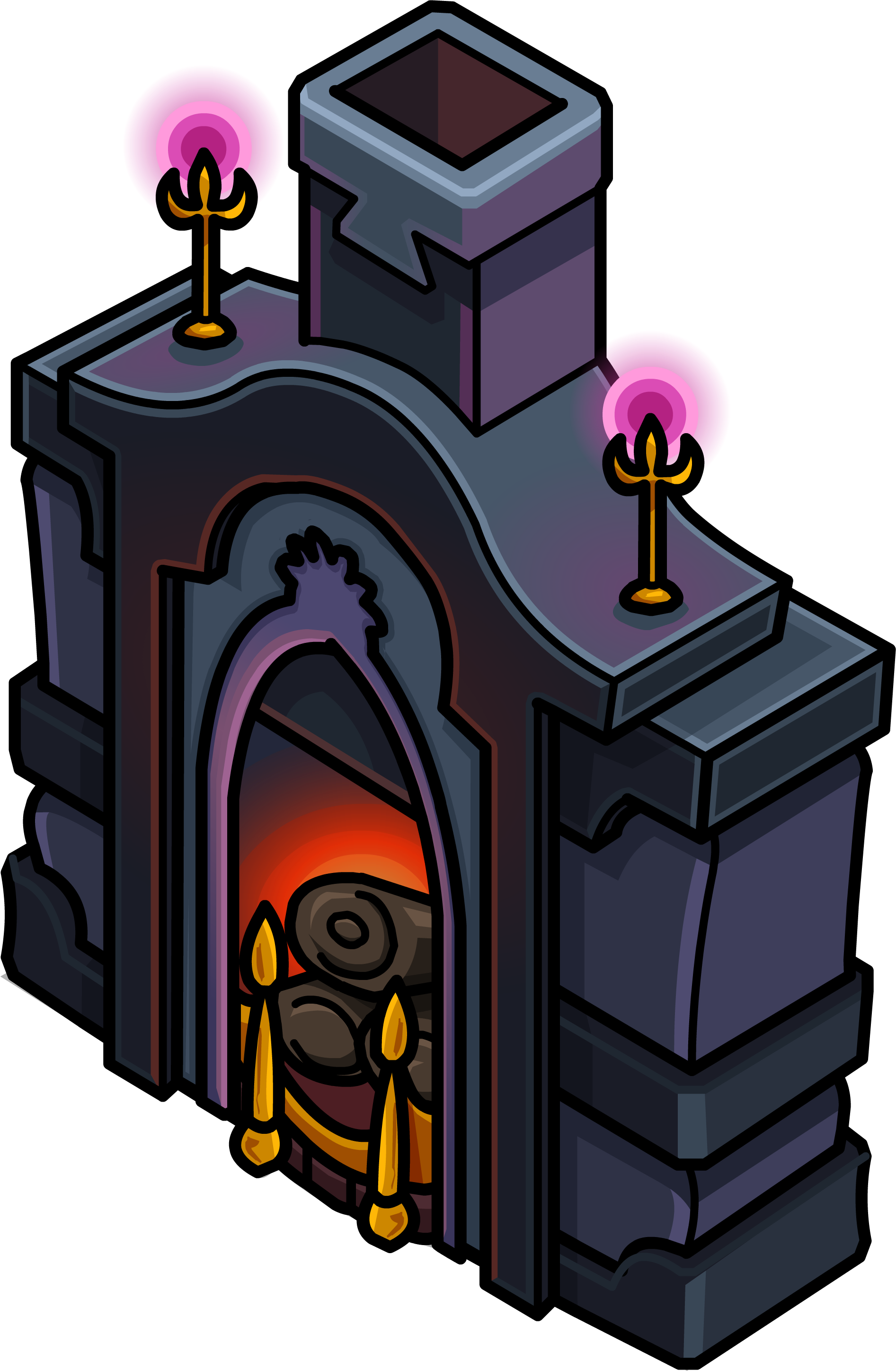 Spooky Hearth Sprite 002 - Cartoon Clipart (1893x2896), Png Download