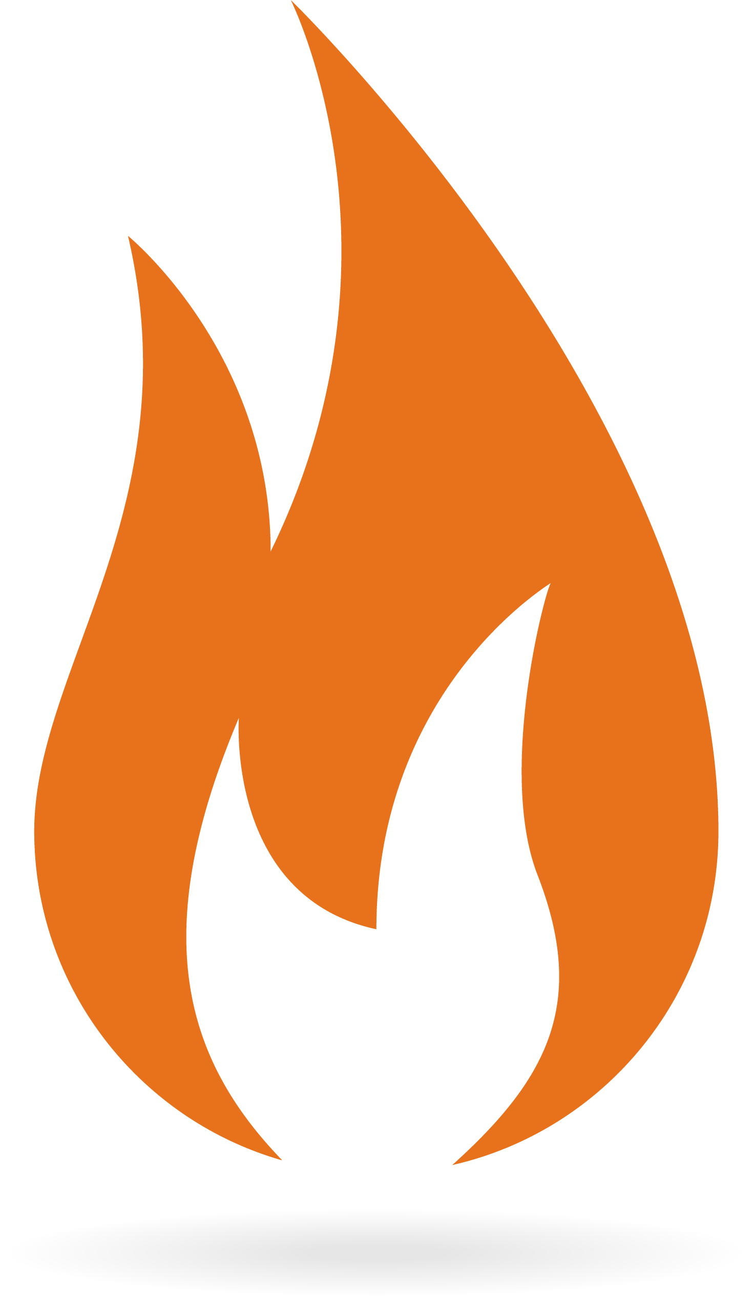 Flame Clipart (1470x2533), Png Download