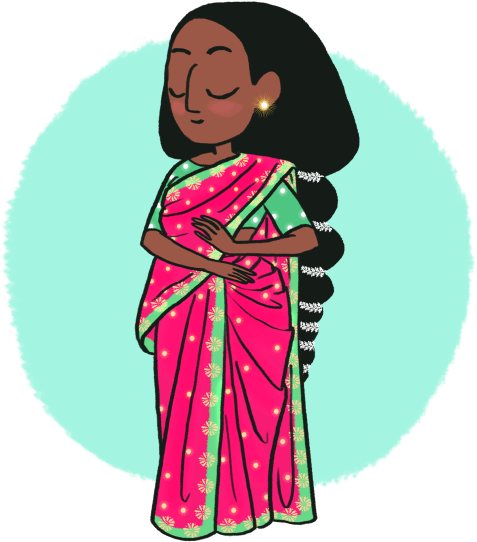 I Felt Like Drawing Older Connie In Some Beautiful - Illustration Clipart (500x647), Png Download