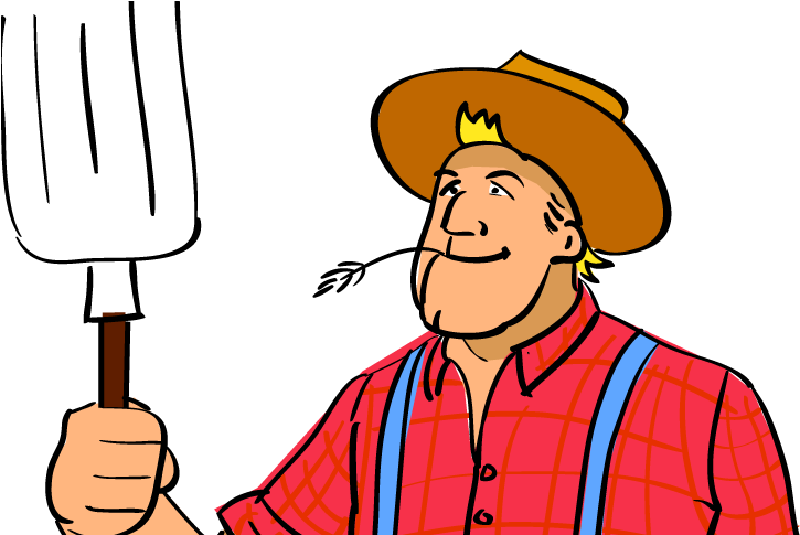 The Farmer's Journey Clipart (747x484), Png Download