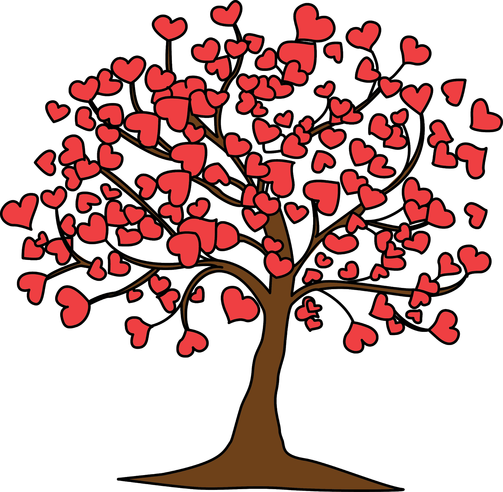 Kindness - Tree Clipart (1600x1567), Png Download