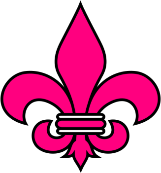 Purple Fleur De Lis Clip Art - Png Download (570x598), Png Download