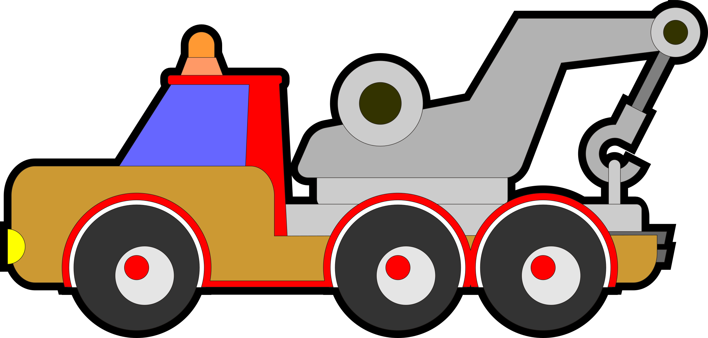 Big Image - Lorry Clipart - Png Download (2400x1146), Png Download