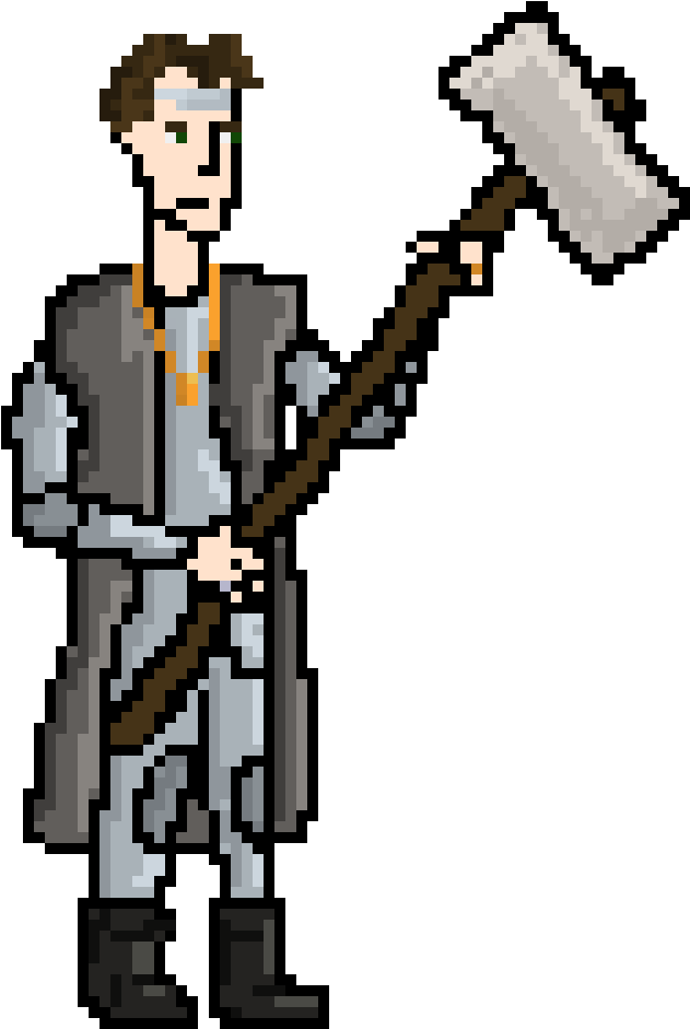 Stian, Human Cleric - Cartoon Clipart (780x980), Png Download