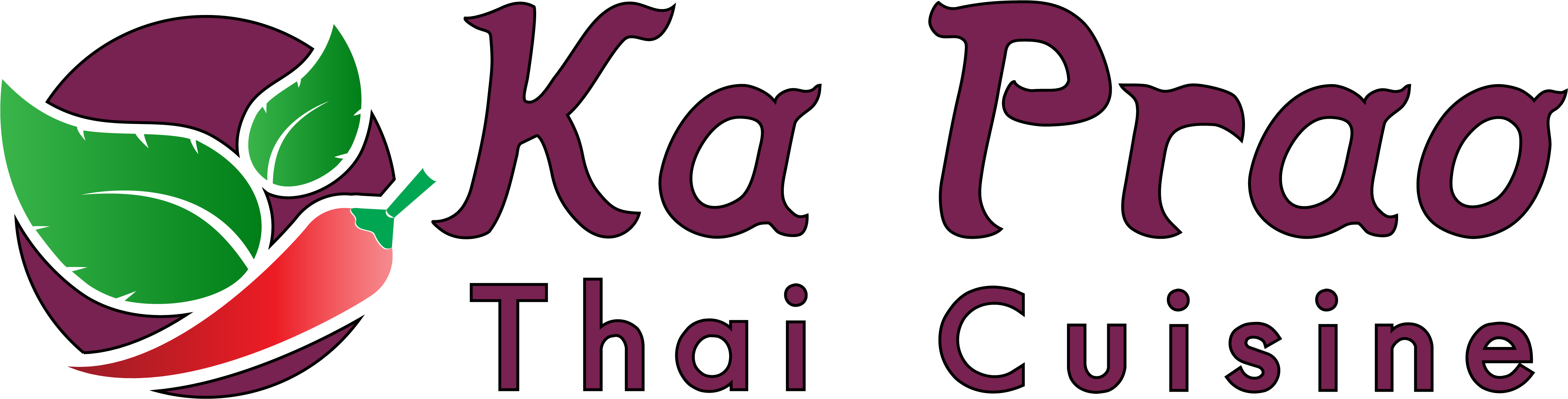 Ka Prao Thai Cuisine 10% Off Your Order - Logo Clipart (4494x1258), Png Download