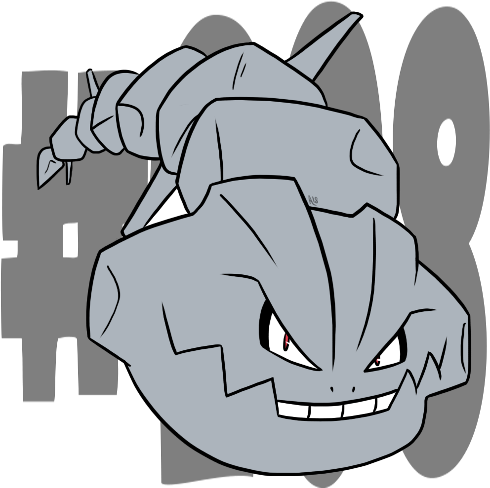 #steelix #pokemon #pokemonadaypic - Cartoon Clipart (1000x1000), Png Download
