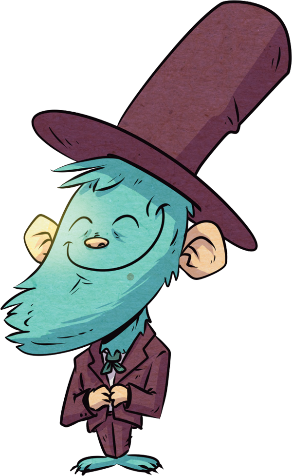 The Abe Lincoln - Cartoon Clipart (600x976), Png Download