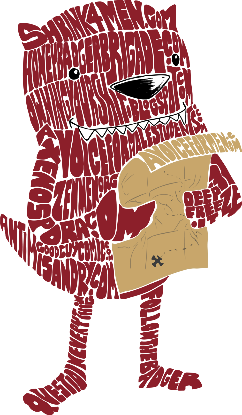 Badgermap - Portable Network Graphics Clipart (1000x1712), Png Download