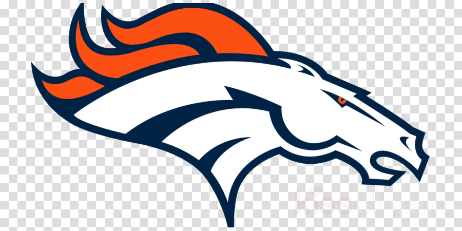 Denver Broncos Logo Svg Clipart Denver Broncos Nfl - Denver Broncos Png Transparent Png (900x450), Png Download