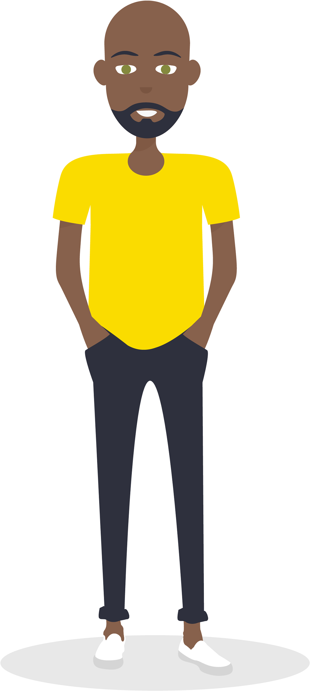 Thank You - Cartoon Clipart (1200x2474), Png Download