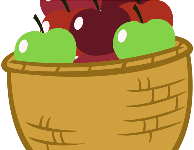 Apple Baskets Clipart 5 By Emily - Bucket Of Apples Clipart - Png Download (800x491), Png Download