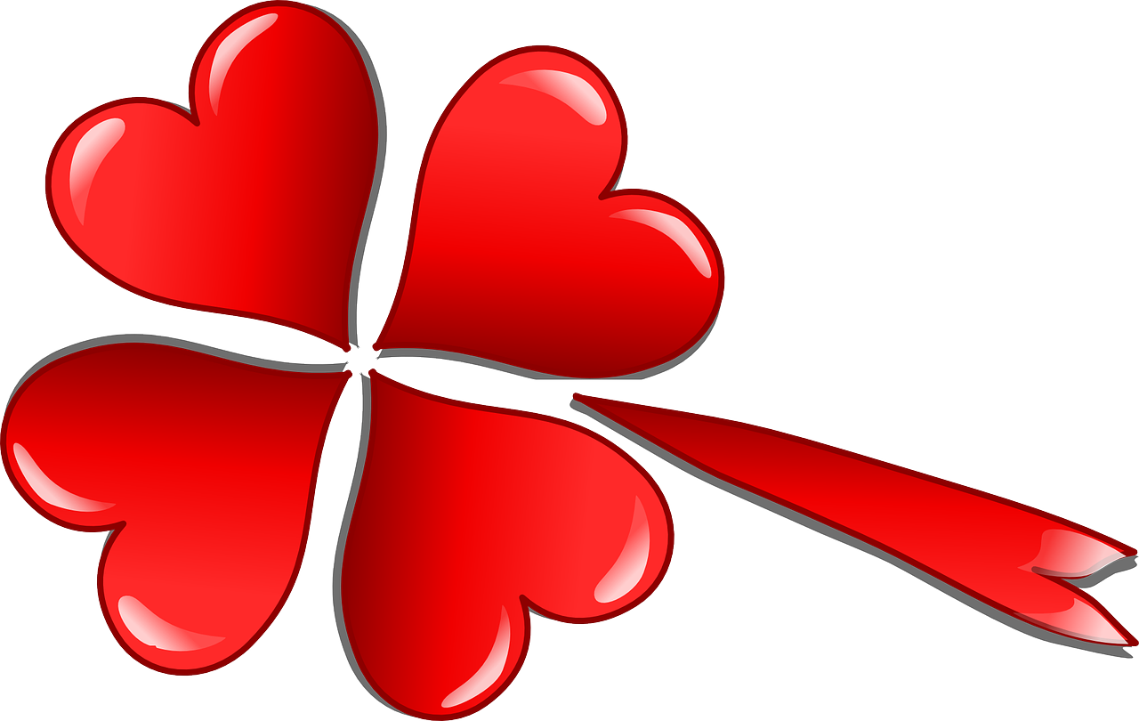 Clover Trefoil Love Hearts Png Image - Trebol Con Corazones Clipart (1280x810), Png Download