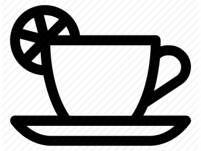 Tea Cup With Spoon Png Clipart (640x480), Png Download