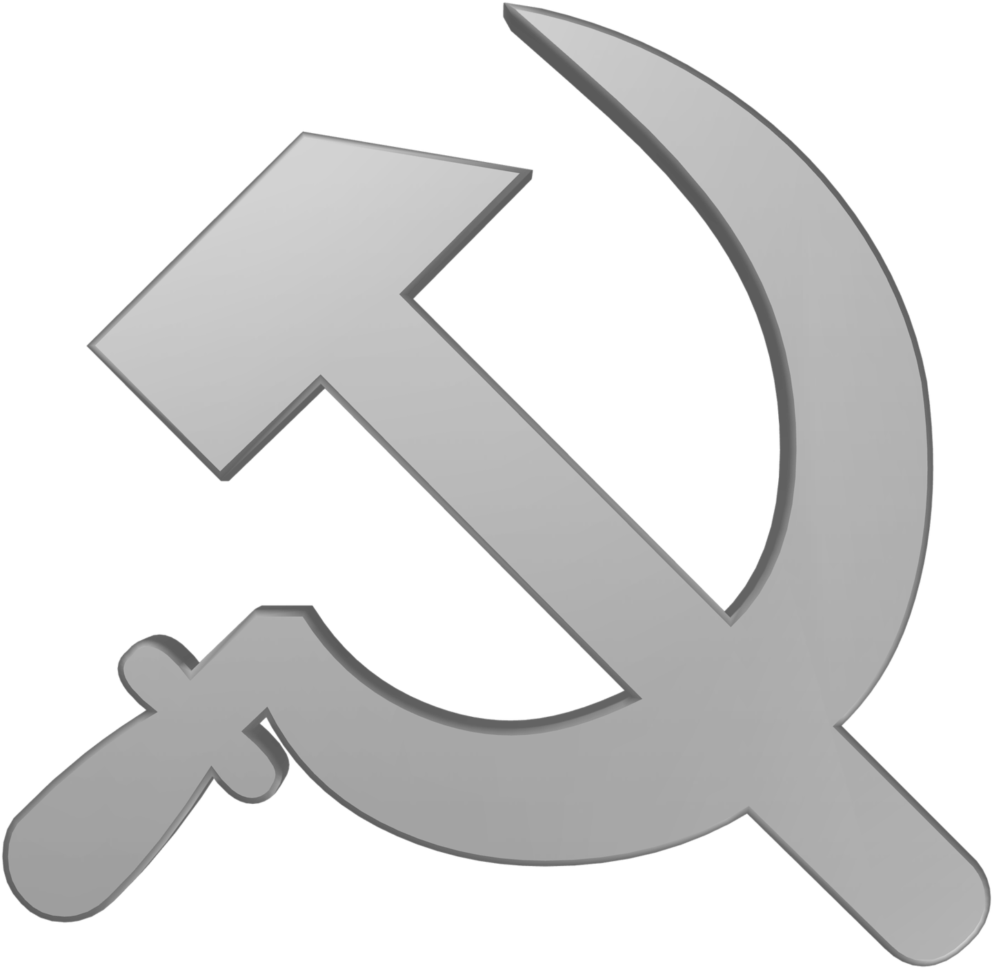 Il Qualifie Ces Panneaux De «graffiti Socialiste» Et - Hammer And Sickle Clipart (1680x1680), Png Download