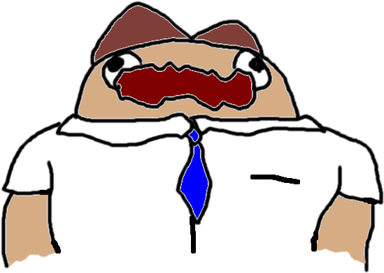 It's That Weird Ron Swanson Esque Guy From It - Cartoon Clipart (680x574), Png Download