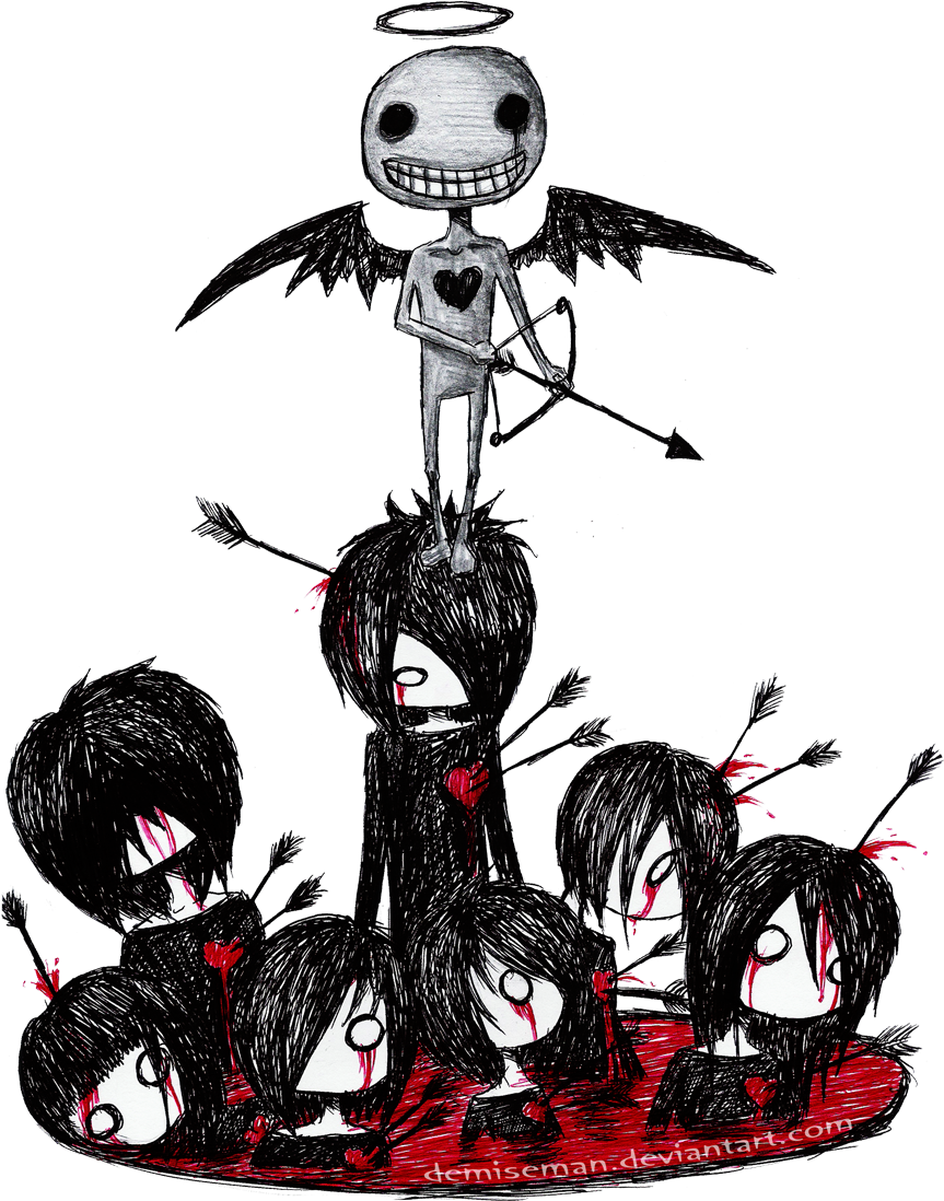 Report Abuse - Gothic Art Style Cartoon Clipart (883x1107), Png Download