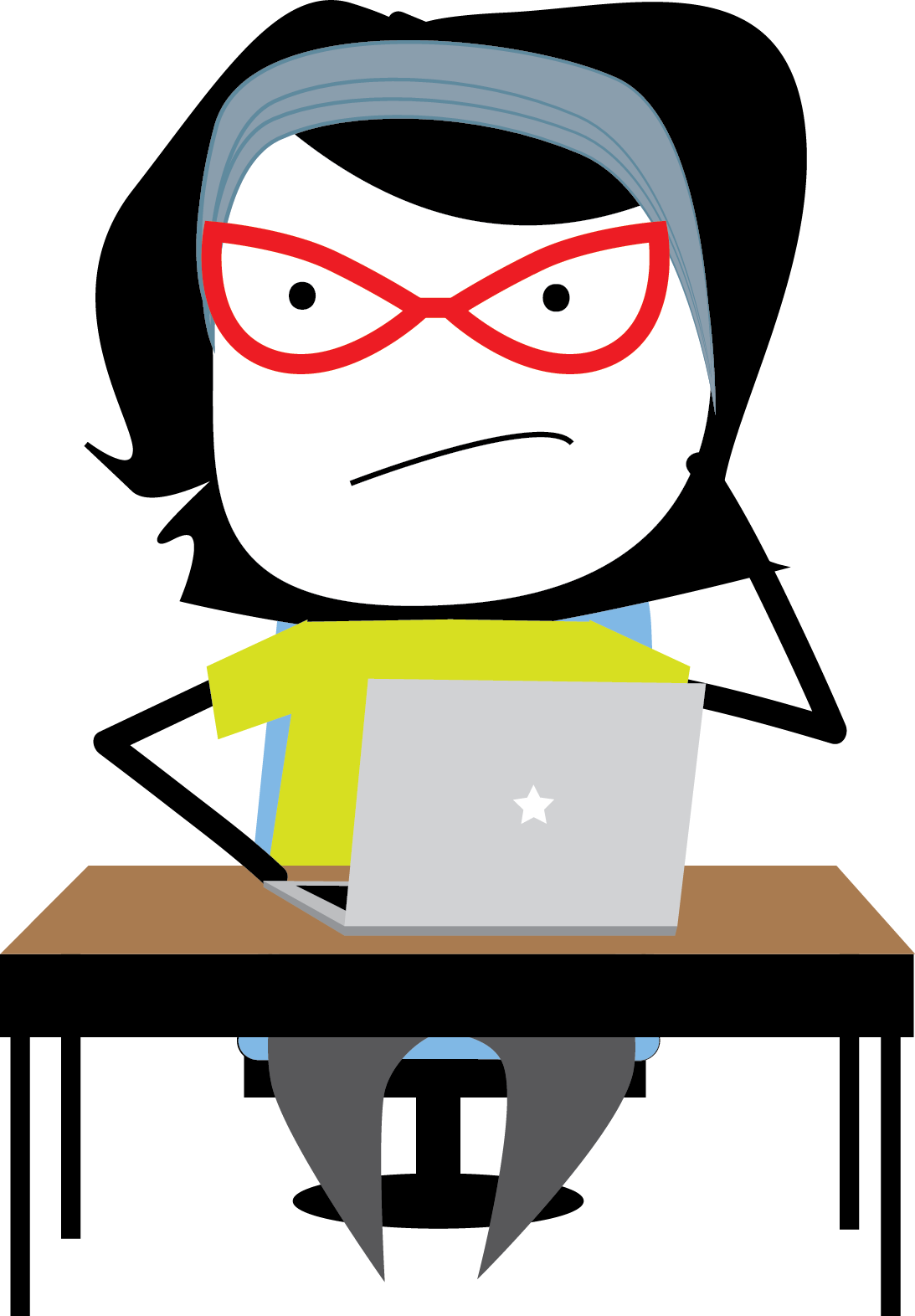 Asset - Cartoon Clipart (1093x1572), Png Download