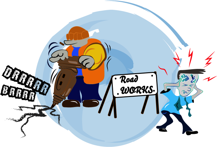 We Have All Experienced Some Negative Aspects Of Sound - Cartoon Clipart (718x488), Png Download