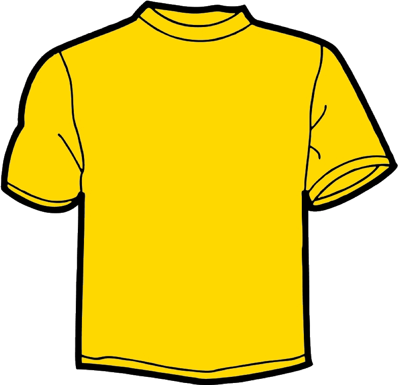 Clip Arts Related To - T Shirt Coloring Page - Png Download - Full Size
