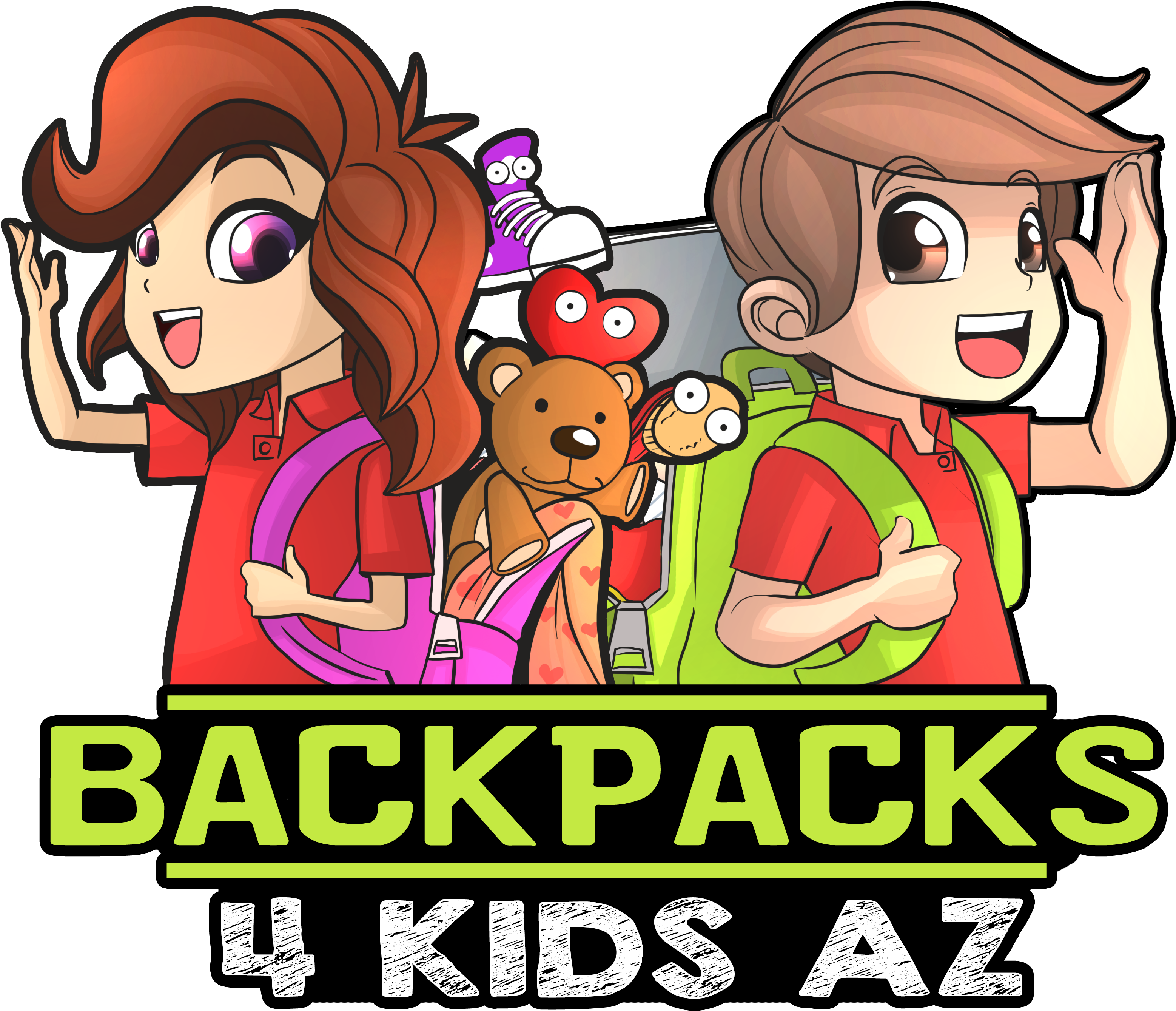 We Are Proud To Support The Following Arizona Nonprofits - Backpacks 4 Kids Az Clipart (898x898), Png Download