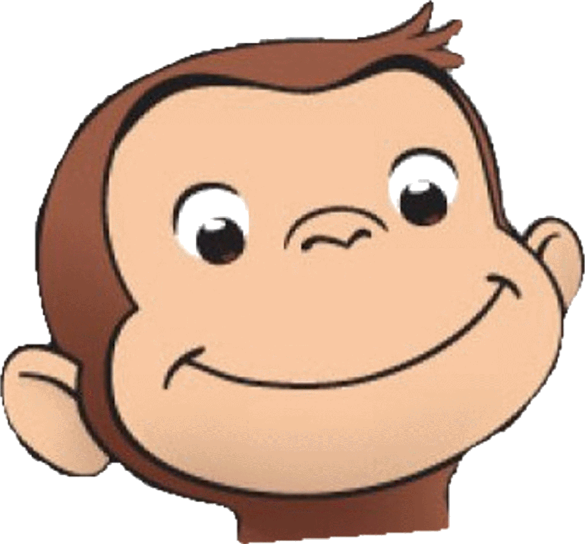 Curious George: Monkey Collection - Volume 1 Clipart (826x768), Png Download