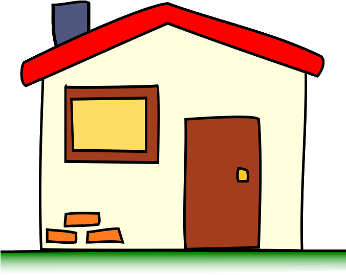 Transparent Background House Clipart - Png Download (675x579), Png Download