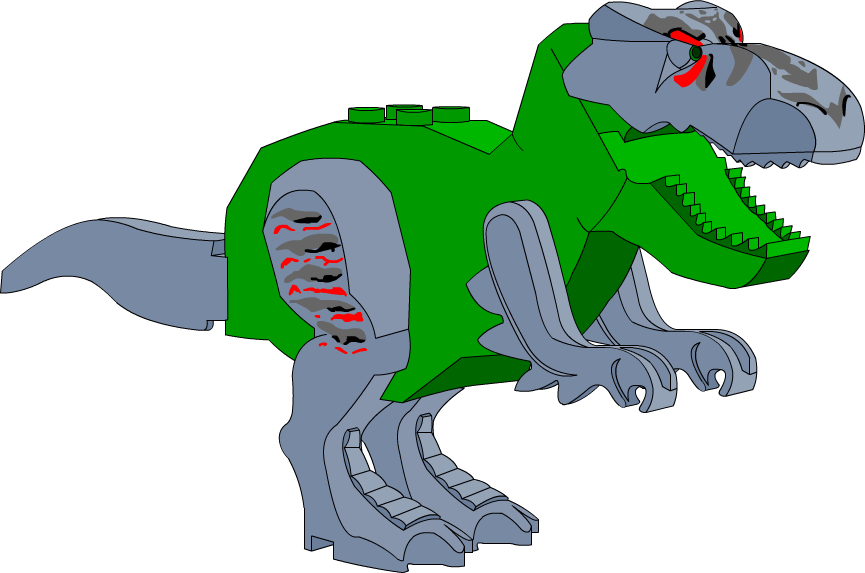Alpha Female T-rex - Wiki Clipart (865x573), Png Download