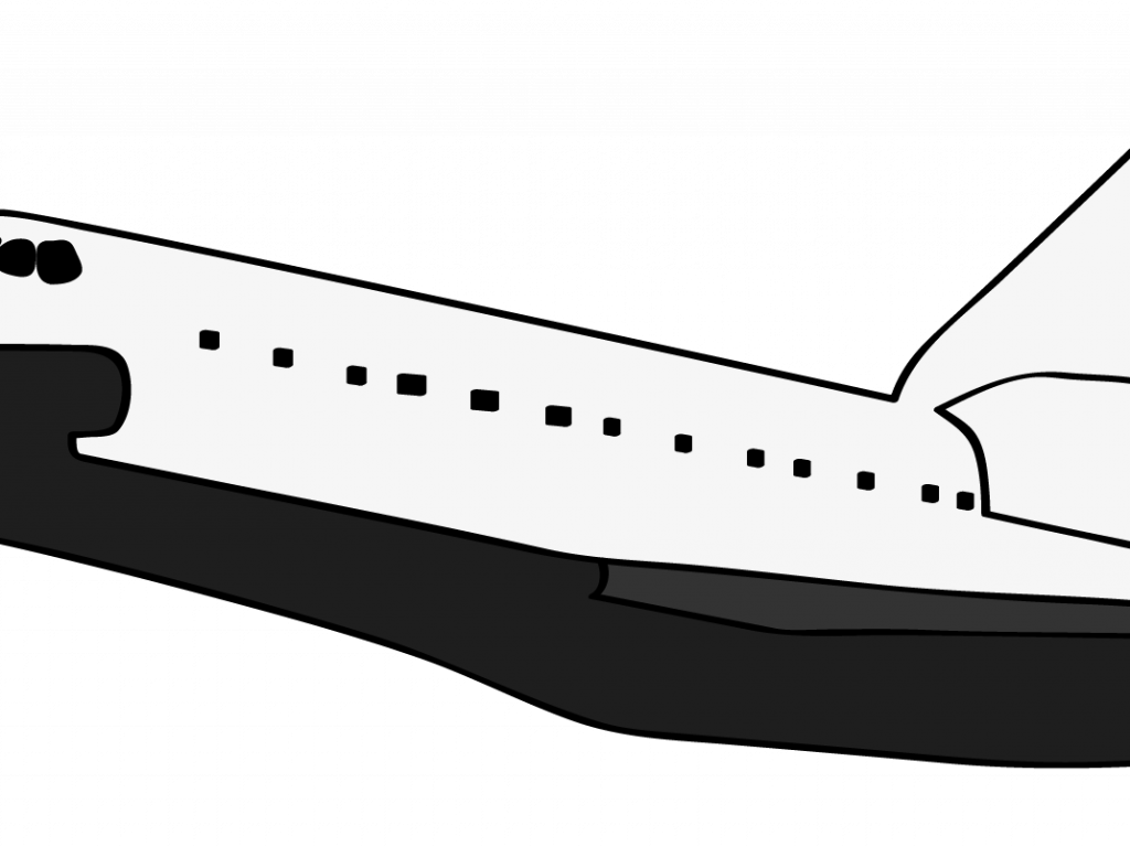 Download Space Shuttle Clip Art - Space Shuttle - Png Download (1024x768), Png Download